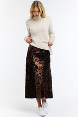 365 DAYS Sequins Skirt - Copper