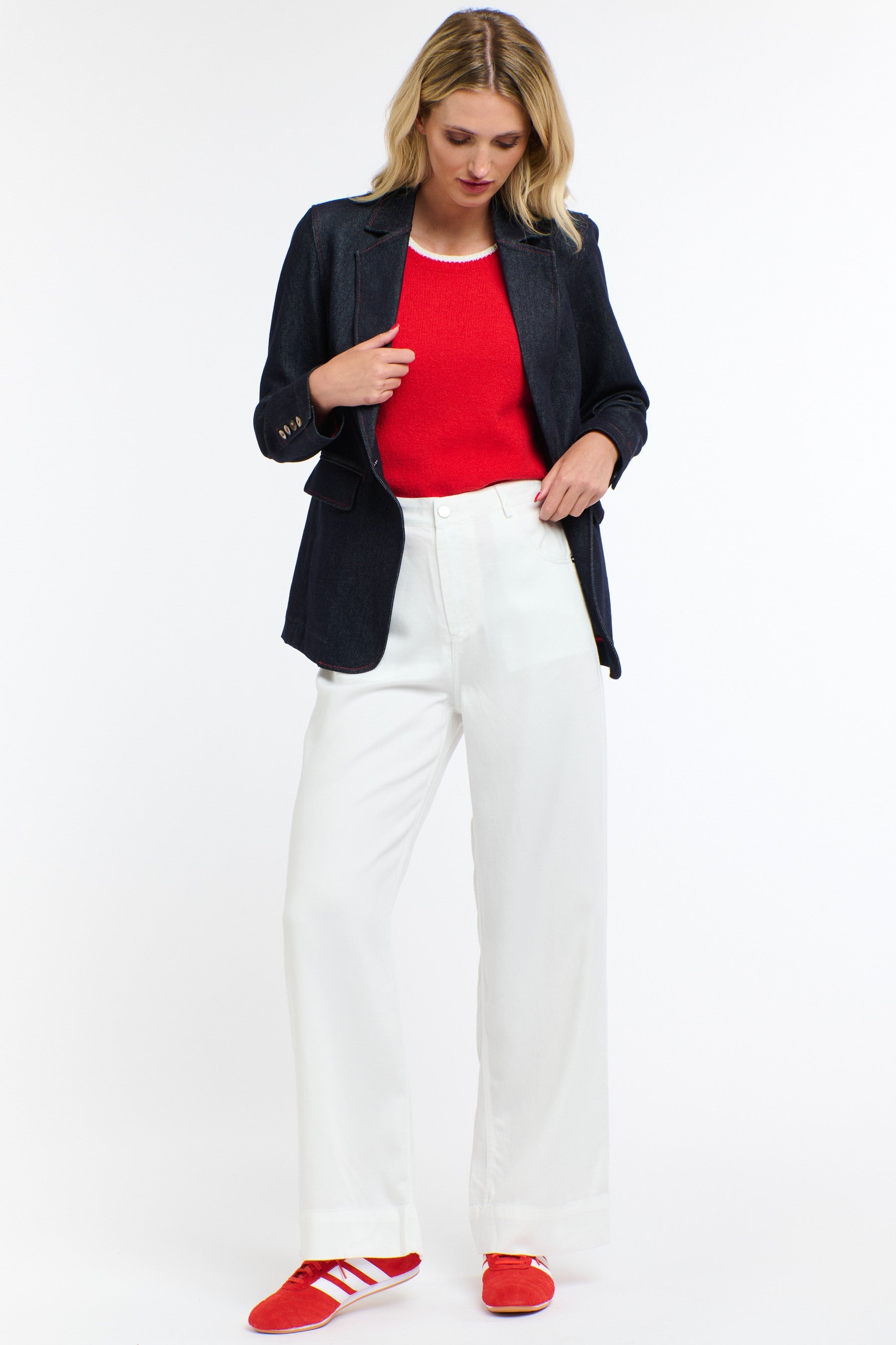 365 DAYS Celeste Tencel Pant - White - Magpie Style