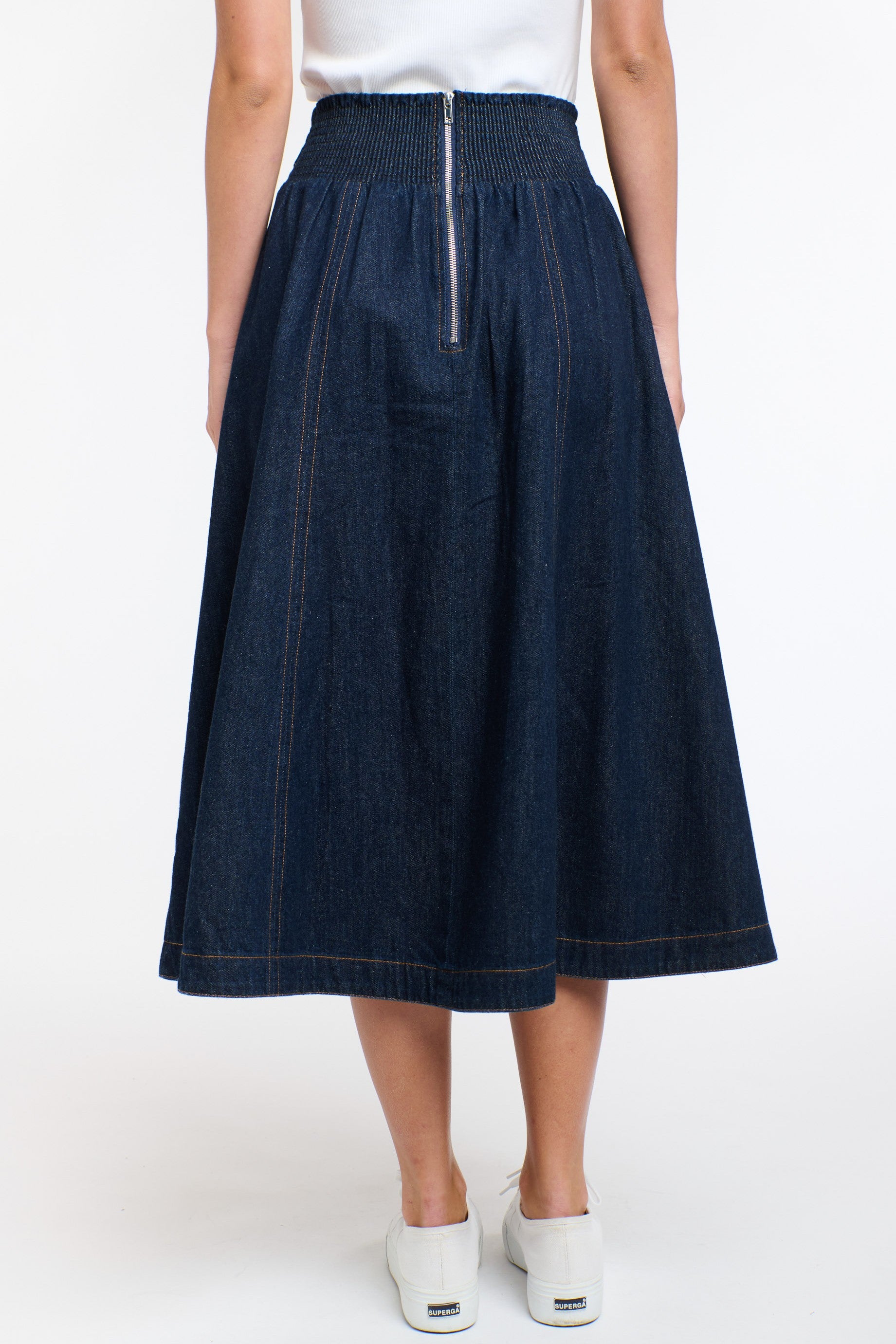 365 DAYS Dakota Denim Skirt - Dark Denim - Magpie Style