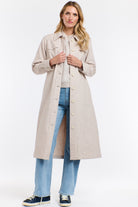 365 DAYS Erika Trench Coat - Vanilla Cream - Magpie Style