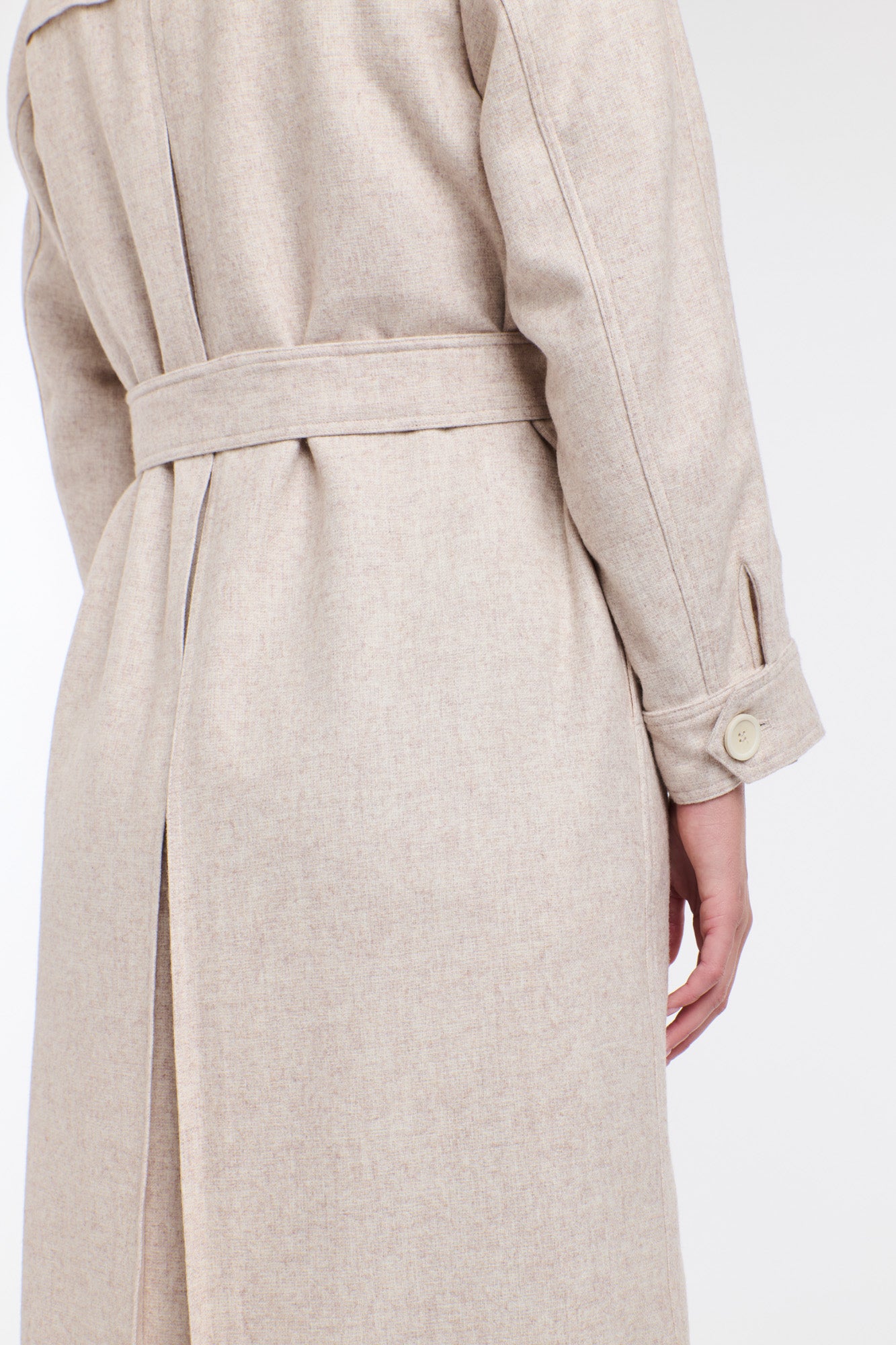 365 DAYS Erika Trench Coat - Vanilla Cream - Magpie Style