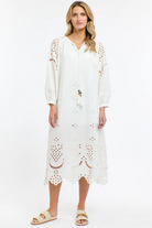 365 DAYS Fiore Rosa Dress - White - Magpie Style