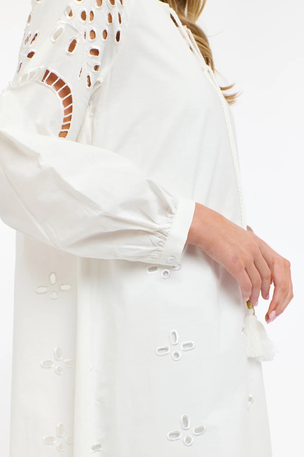 365 DAYS Fiore Rosa Dress - White - Magpie Style