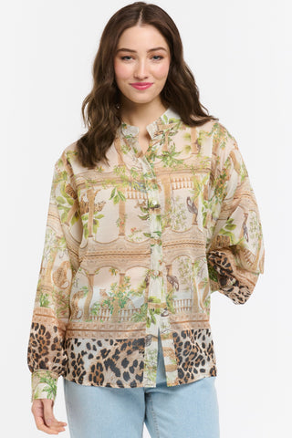 URBAN LUXURY Wild Shirt - Cream