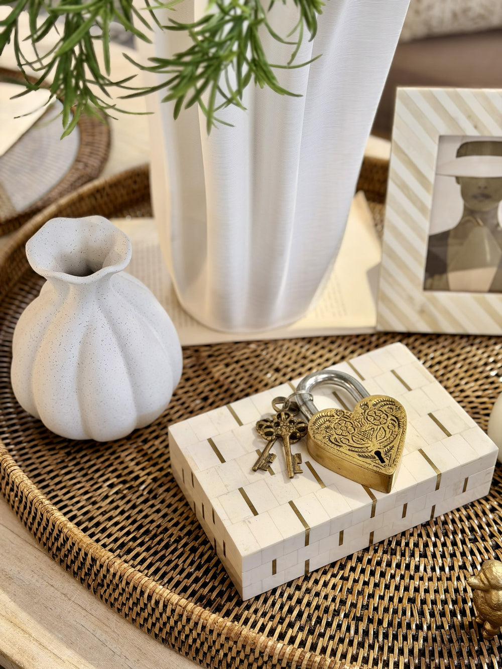 Brass Heart Lock
