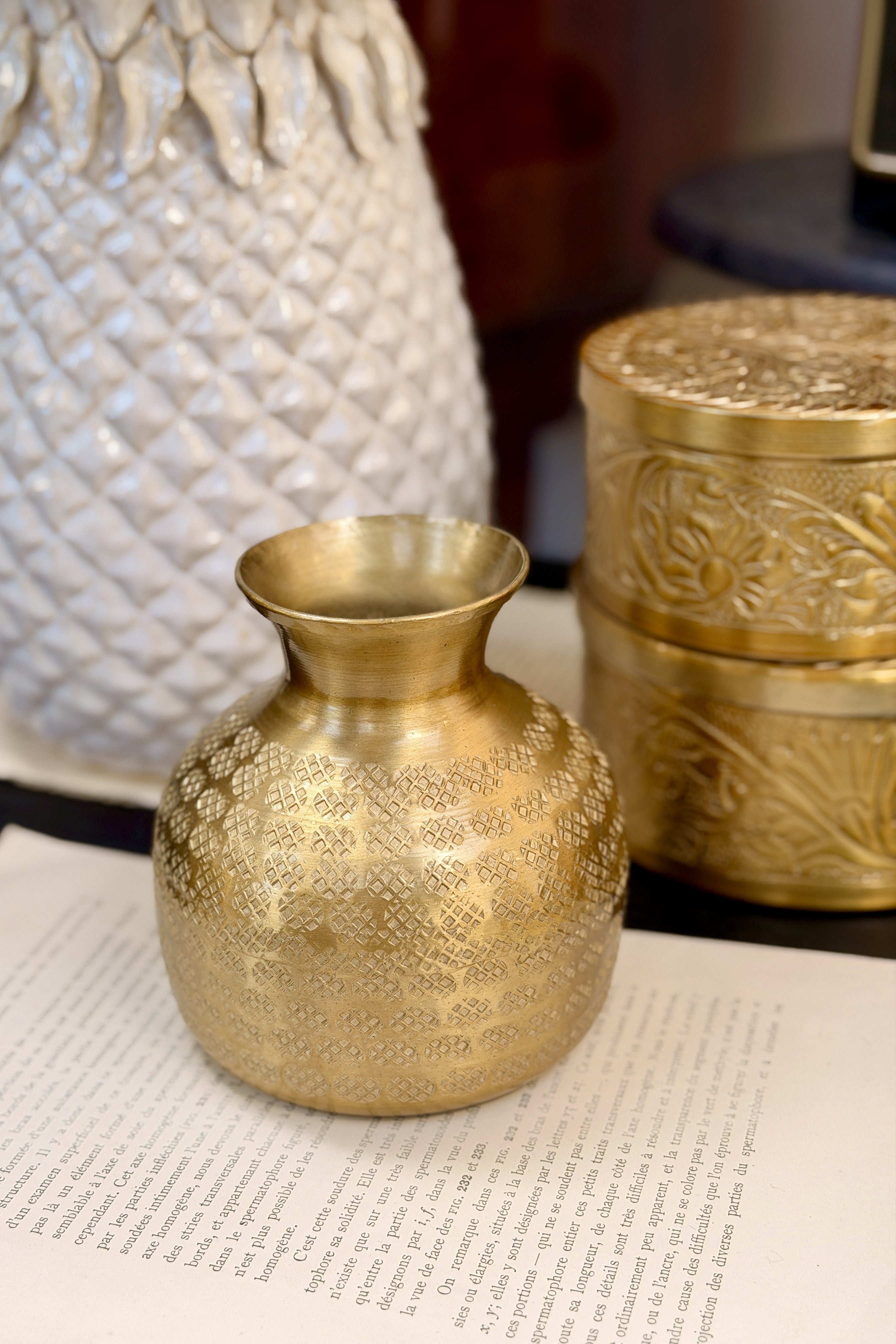 Matka Pot - Brass - Magpie Style