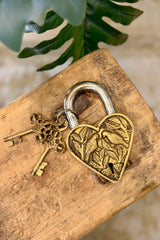 Brass Love Bird Lock