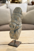 Carved Horse Head - Magpie Style