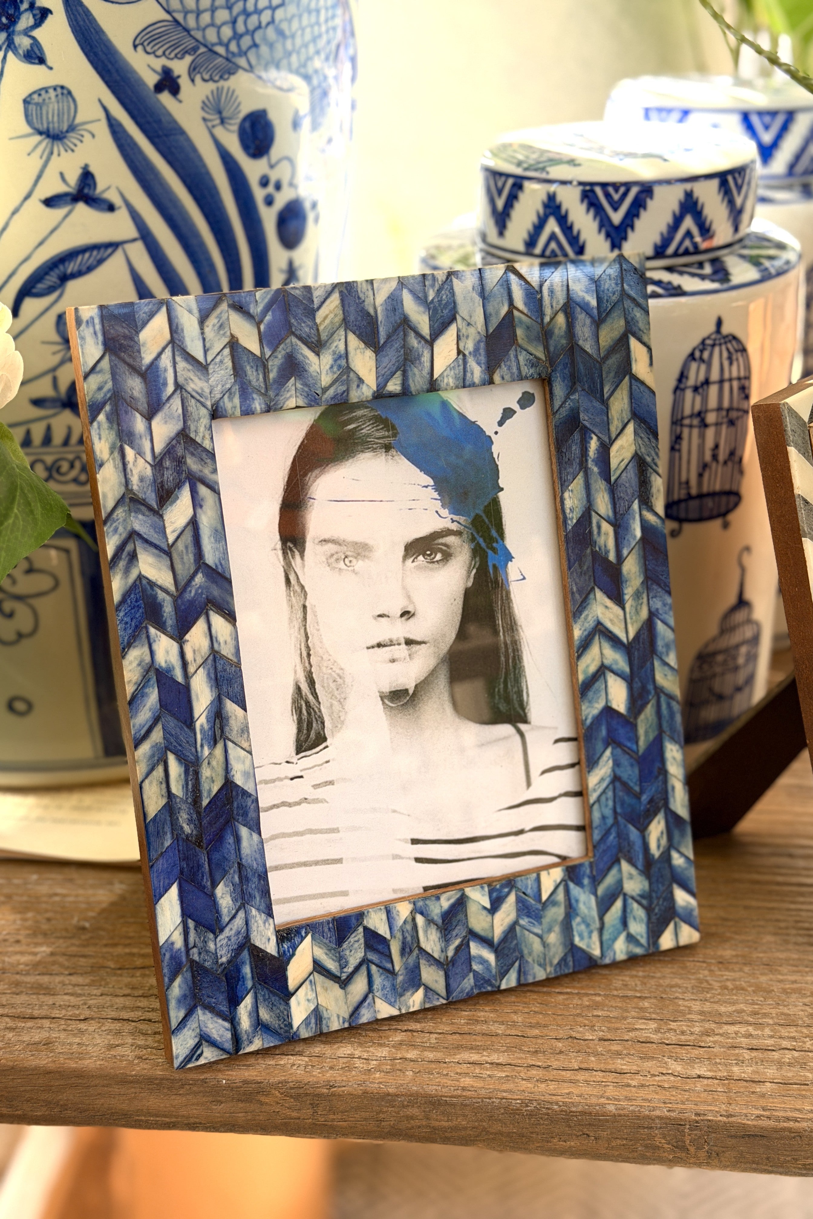 Indigo Bone Frame - Large - Magpie Style