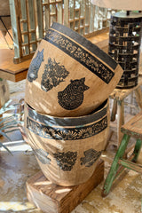 Chinese Papermache Pot