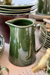 Ceramic Jug Forest Glaze