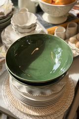 Large Serving Bowl Forest Glaze