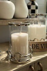 Horsebit Glass Candle Holders - Small