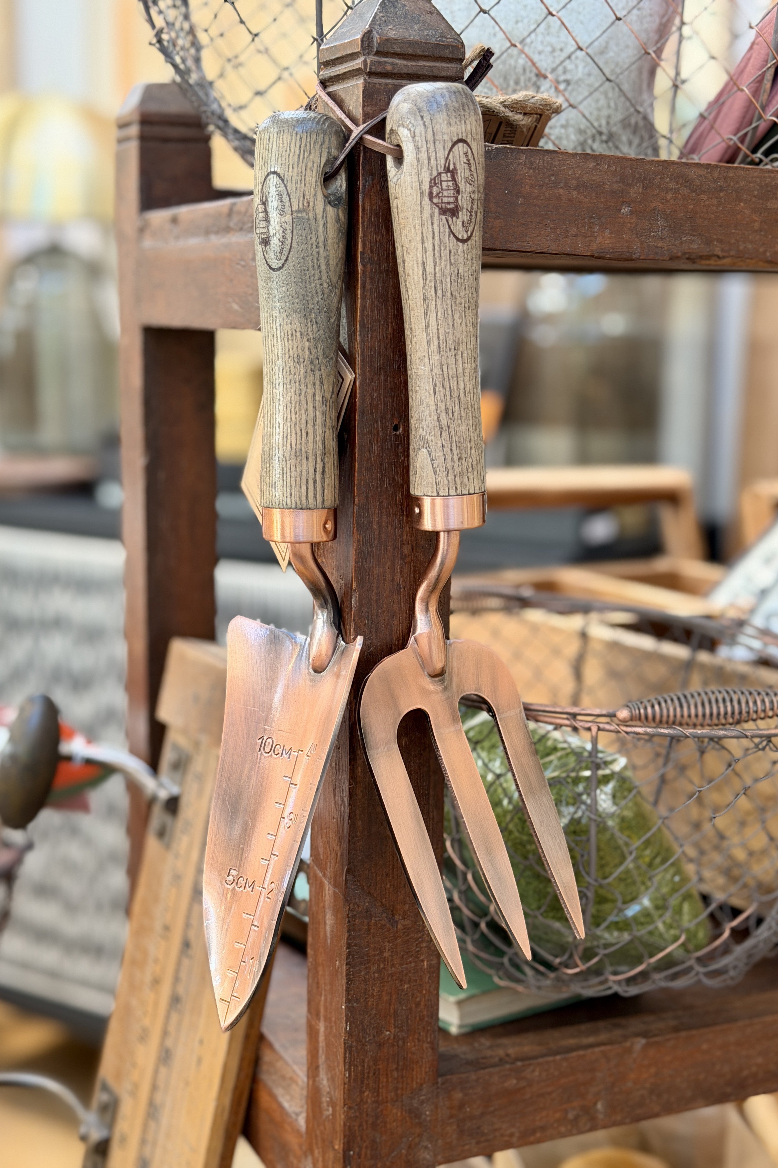 Short Copper Rake Fork - Magpie Style