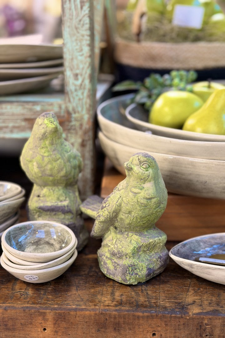 Small Stone Bird - Green - Magpie Style