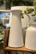 Ivory Tall Ceramic Jug - Magpie Style