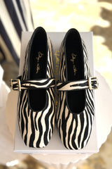 KATHRYN WILSON Amy Ballet - Zebra Calf