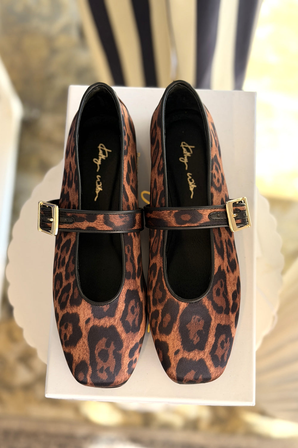 KATHRYN WILSON Isa Ballet - Leopard Satin