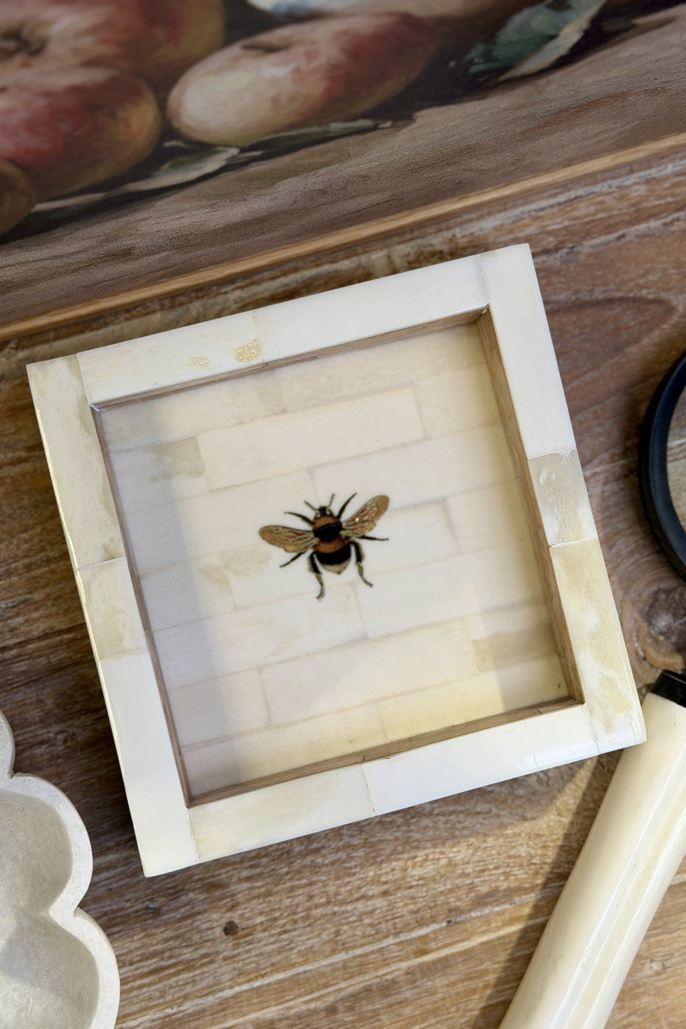 Marble Bee Trinket Tray
