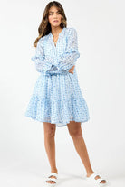 DRAMA THE LABEL Mykonos Dress - Blue Water - Magpie Style