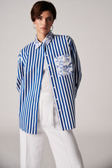 HERZEN'S ANGELEGENHEIT Collared Shirt - Captain Superwhite