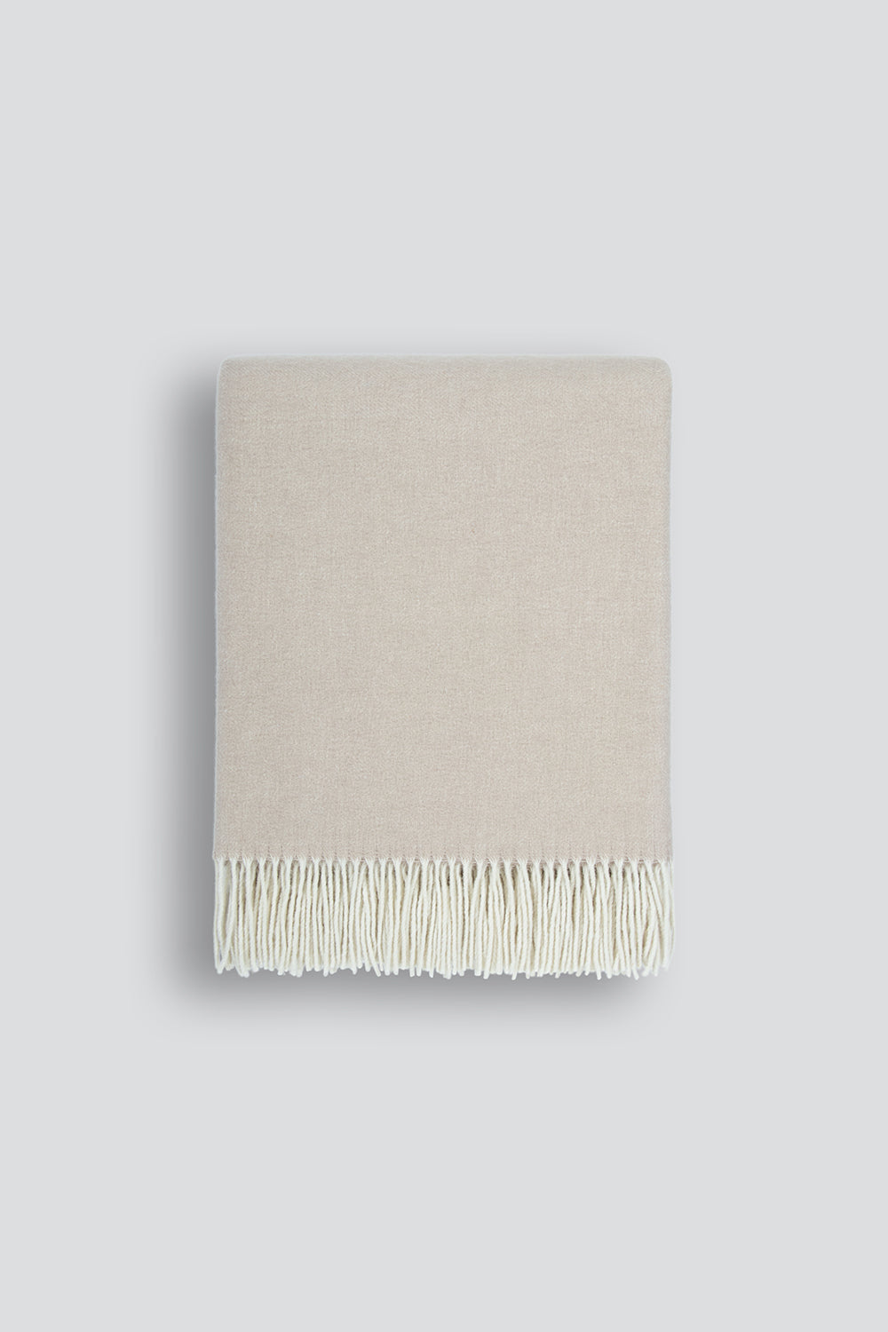 Mosman Merino Wool Throw - Oyster