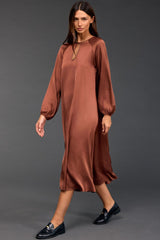 LAUREN VIDAL Cliff Dress - Sienne