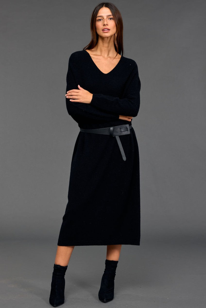 LAUREN VIDAL Joane Dress - Noir - Magpie Style