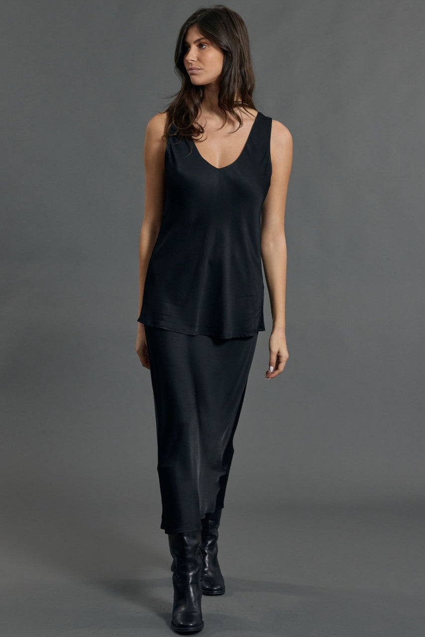 LAUREN VIDAL - Layering Singlet Black - Magpie Style