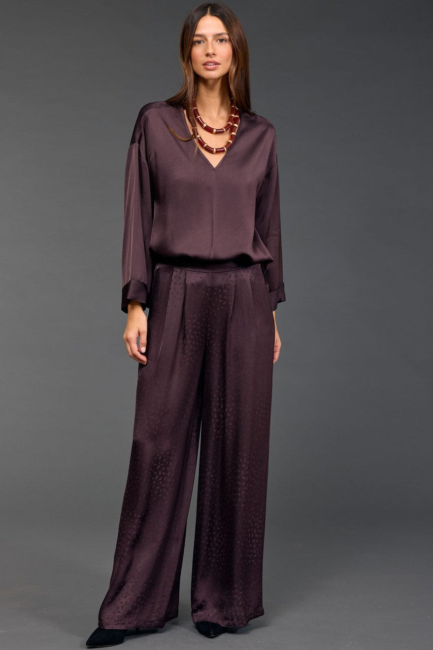LAUREN VIDAL Willy Pants - Raisin - Magpie Style