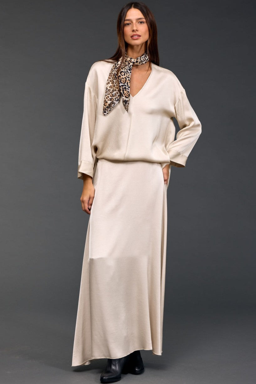 LAUREN VIDAL Comet Skirt - Crème - Magpie Style