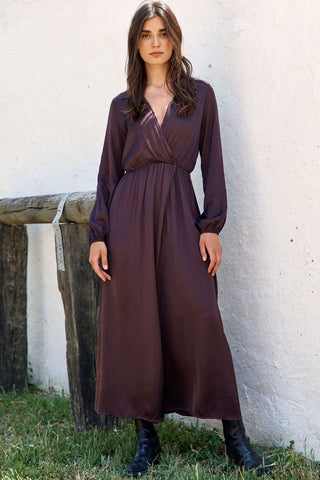 LAUREN VIDAL Mayfair Dress - Raisin