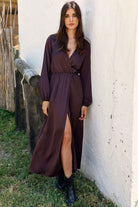 LAUREN VIDAL Mayfair Dress - Raisin - Magpie Style