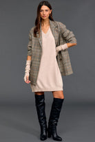 LAUREN VIDAL Zao Jacket - Beige Check - Magpie Style