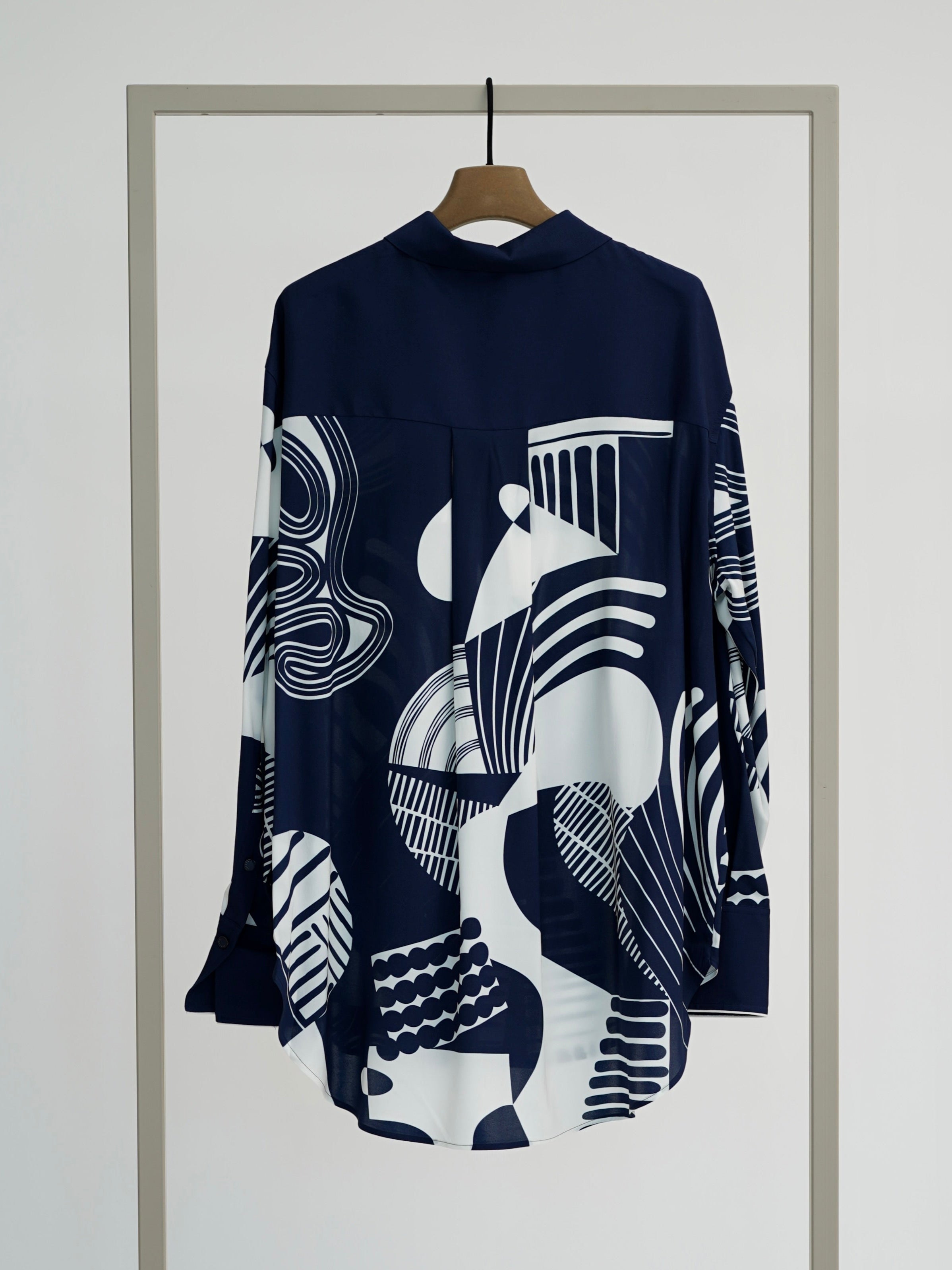 HERZEN'S ANGELEGENHEIT Collared Shirt - Marino Superwhite - Magpie Style