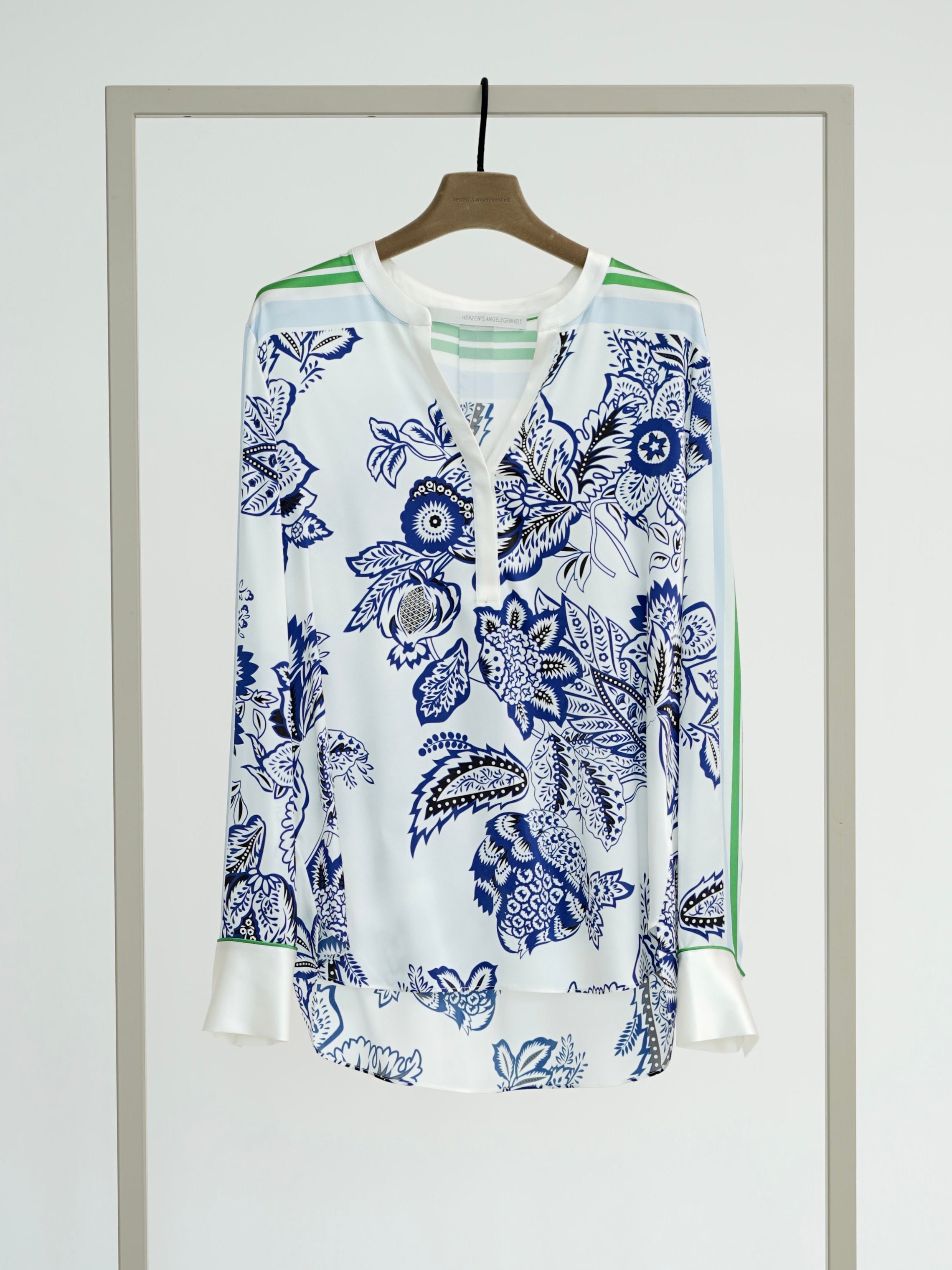 HERZEN'S ANGELEGENHEIT Tunic - Captain Azurro Superwhite - Magpie Style