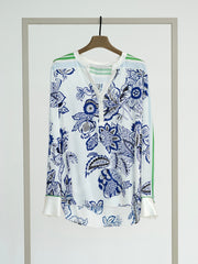 HERZEN'S ANGELEGENHEIT Tunic - Captain Azurro Superwhite