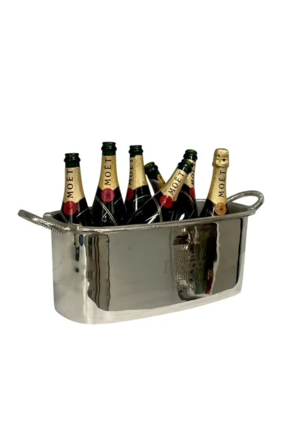 Majestic Silver Oval Champagne Bucket - Magpie Style