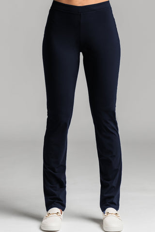 PAULA RYAN Narrow Leg Pant - Classic Microjersey Navy