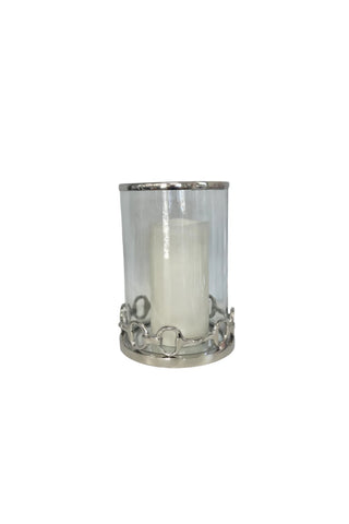 Horsebit Glass Candle Holders - Small