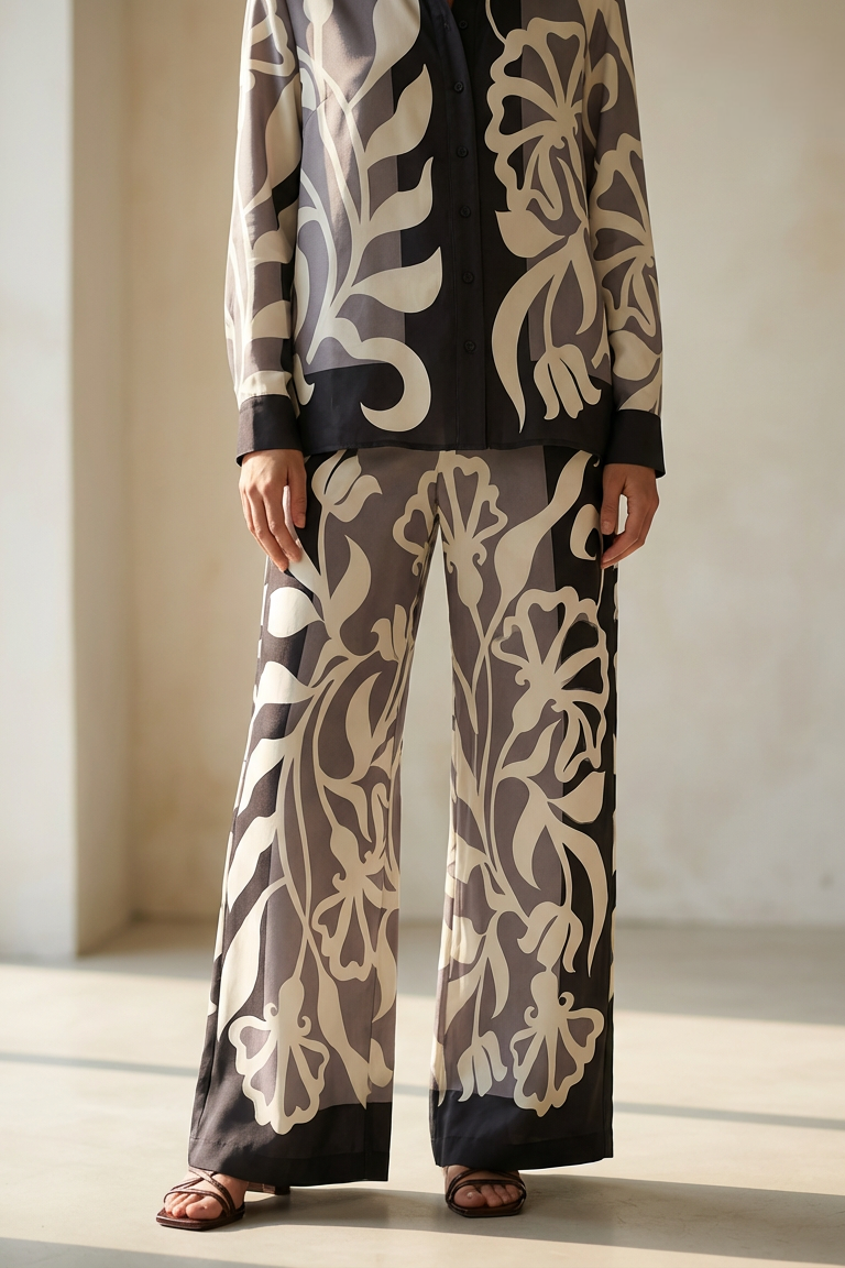 HERZEN'S ANGELEGENHEIT Scheifer Metal Pant - Vanilla - Magpie Style