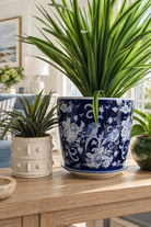 Midnight Bird Garden Pot - Medium - Magpie Style