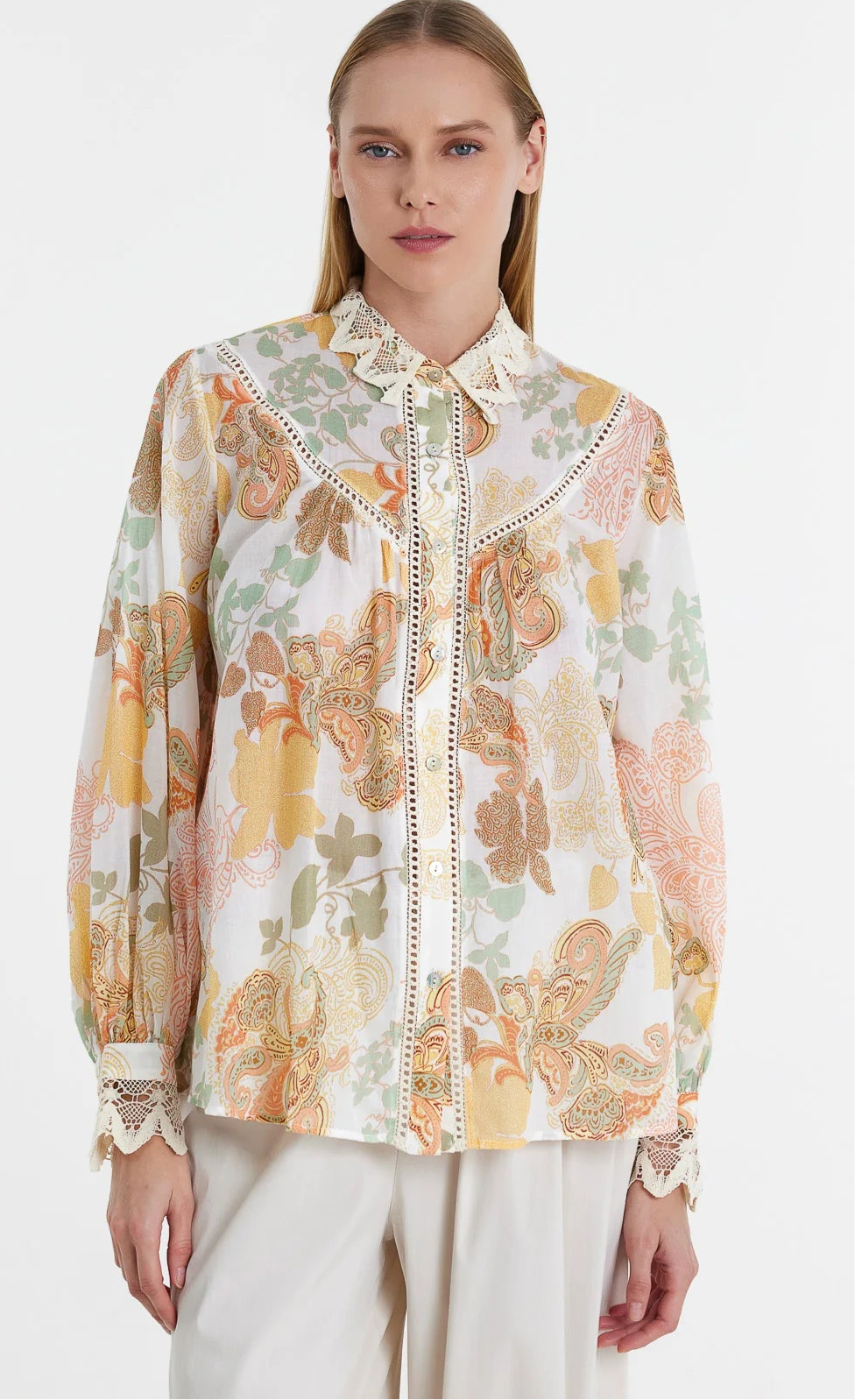 DEVOTION TWINS - Loylieta Shirt Melon - Magpie Style