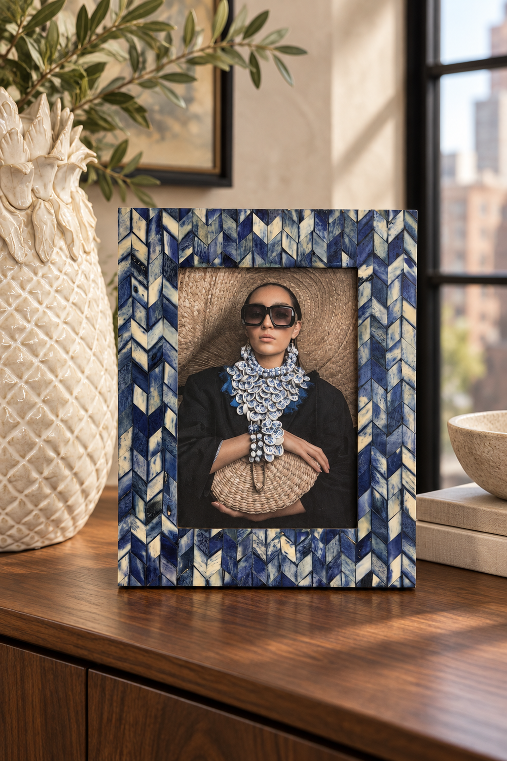 Indigo Bone Frame - Large