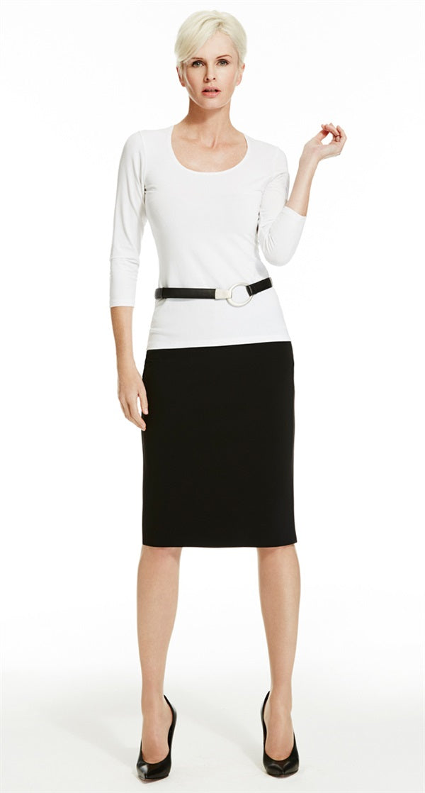 PAULA RYAN ESSENTIALS Long Fitted Skirt - Roma - Paula Ryan