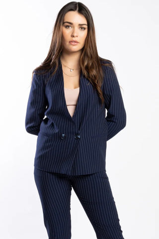 DRAMA THE LABEL Lillie Blazer - Night Stripe