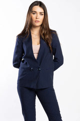 DRAMA THE LABEL Lillie Blazer - Night Stripe