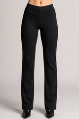 PAULA RYAN Narrow Leg Pant - Black Roma