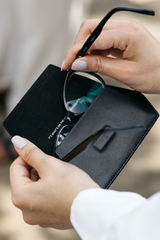 Fox and Leo glasses case - Black