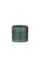Emerald Ribbed Planter - Magpie Style